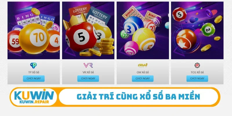 Giải trí cùng xổ số ba miền