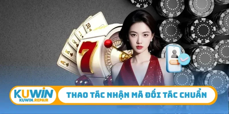 Thao tác nhận mã đối tác chuẩn