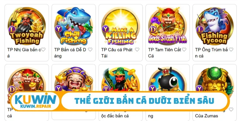 Thế giới bắn cá dưới biển sâu