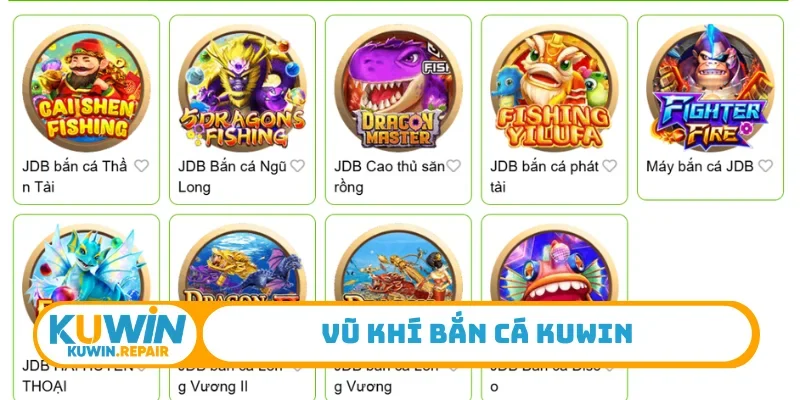 Vũ khí bắn cá Kuwin